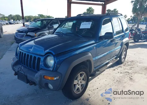 2004 Jeep Liberty Sport из США, поврежденный, VIN 1J4GL48KX4W240690